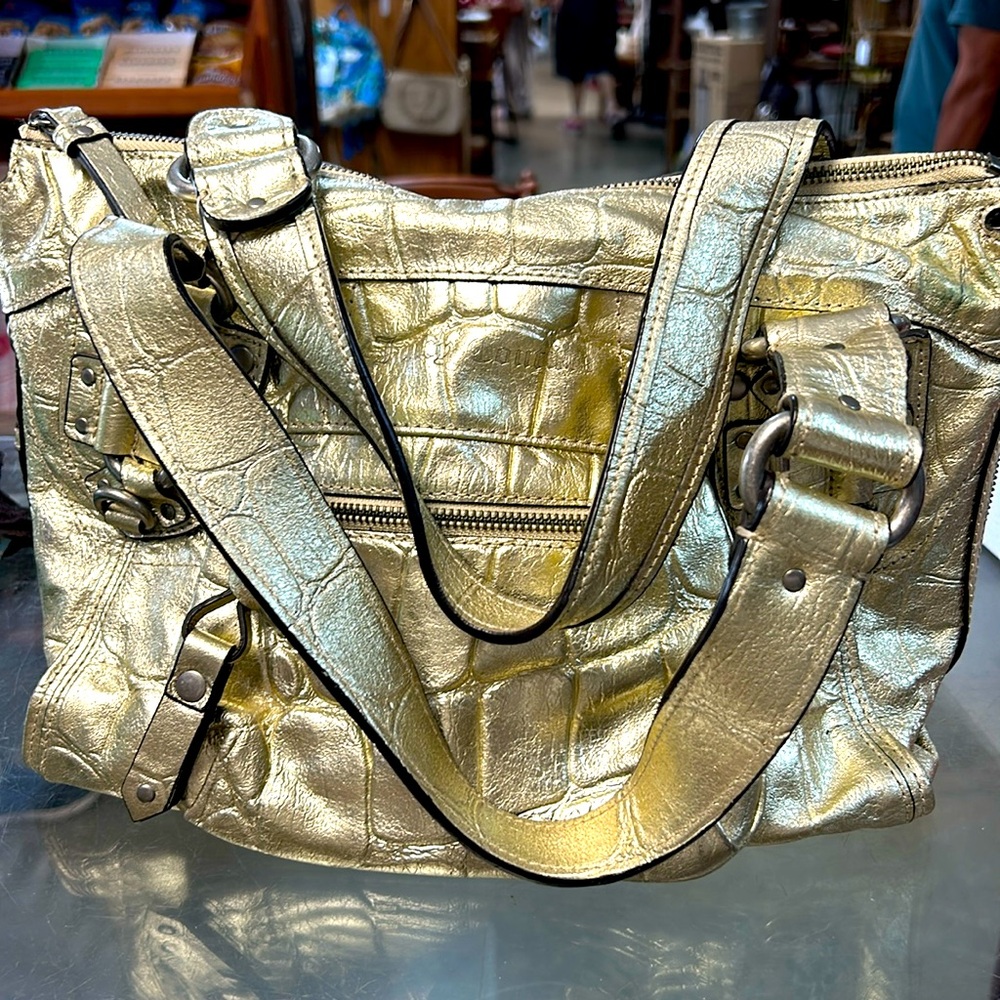Juicy Couture Gold Metallic Purse